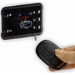 Преносим дизелов отоплител с дистанционно KraftDele KD11781/ 8kW/ 10 л/ термостат/ LCD дисплей