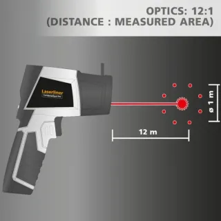 Безконтактен термометър Laserliner CondenseSpot Pro/ +550°C