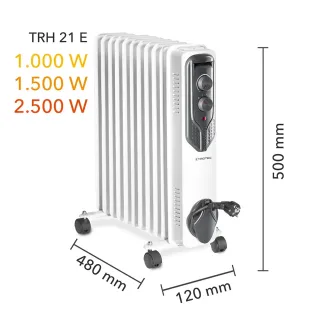 Маслен радиатор TROTEC TRH 21 E/ с термостат / 2.5kW Маслен радиатор TROTEC TRH 21 E/ с термостат / 2.5kW