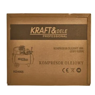 Компресор за въздух KraftDele KD4065/ 100 л/ 3000W Компресор за въздух KraftDele KD4065/ 100 л/ 3000W