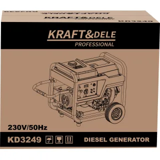 Дизелов генератор KraftDele KD3249/ 230V/ 8/9kW/ 18л