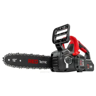 Акумулаторен верижен трион RED TECHNIC RTPAK0124/ 21V/ 2x4Ah