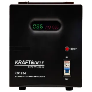 Регулатор на напрежение KraftDele KD1934 AVR/ 3000VA/ 230V Регулатор на напрежение KraftDele KD1934 AVR/ 3000VA/ 230V