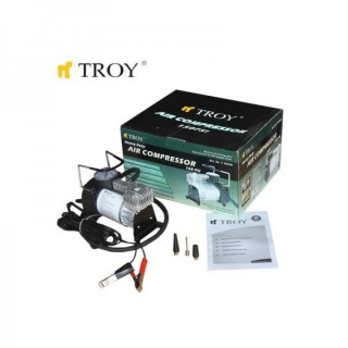 Компресор за гуми с манометър TROY 18150 150 Psi, 12V, 23A