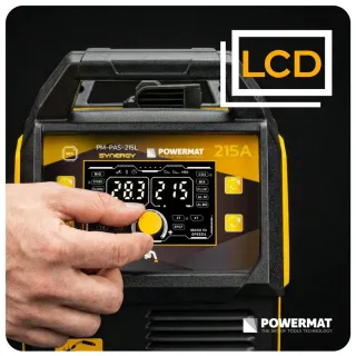 Инверторен заваръчен апарат MIG/MAG Powermat PM-PAS-215L/ 215A Инверторен заваръчен апарат MIG/MAG Powermat PM-PAS-215L/ 215A
