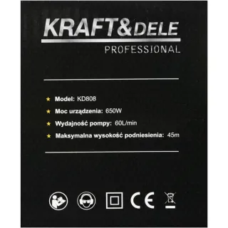Хидрофорна помпа KraftDele KD808/ 650W Хидрофорна помпа KraftDele KD808/ 650W