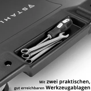 Автомонтьорска лежанка STAHLWERK RCL-40 ST/ 500 кг