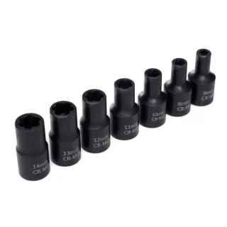 Комплект ударни вложки KraftDele KD11793/ 15 части