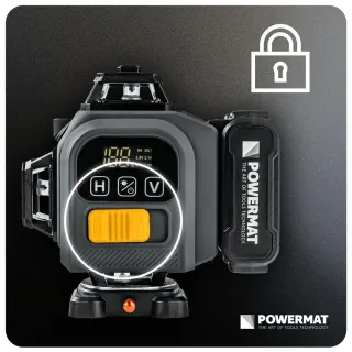 Лазерен нивелир със зелен лъч Powermat PM-PLK-4DM3/ 40 м