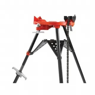 Сгъваема трикрака стойка за тръби с менгеме RIDGID TRISTAND 40-А, 1/8 - 2 1/2 