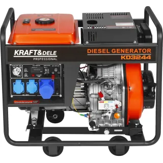 Дизелов генератор KraftDele KD3244/ 7kW/ 230V/ 12.5 л Дизелов генератор KraftDele KD3244/ 7kW/ 230V/ 12.5 л