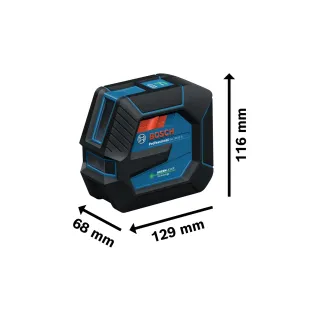 Линеен лазерен нивелир Bosch GLL 20-22 G/ 3.7V/ 4x1.5V