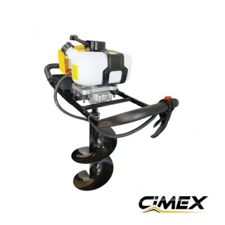 Бензинов свредел CIMEX EA300 + 3 свредла + удължител / 4,7 к.с / 150 / 250 / 300 мм