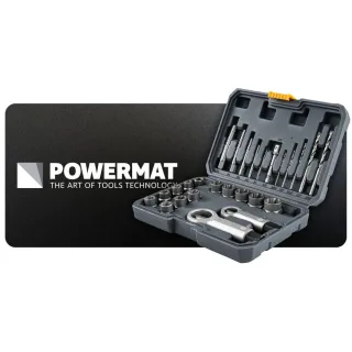 Екстрактори за счупени винтове, гайки и шпилки POWERMAT PM-ZPWN-26T/ 26 бр. Екстрактори за счупени винтове, гайки и шпилки POWERMAT PM-ZPWN-26T/ 26 бр.