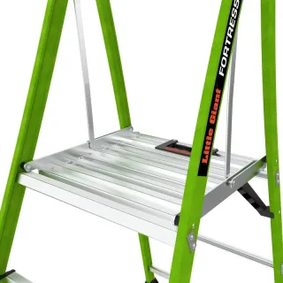 Професионална двураменна стълба Little Giant Fortress Platform 3 Step/ 170 кг