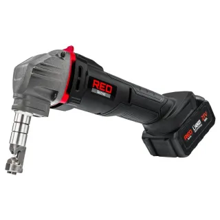 Акумулаторна ножица за ламарина RED TECHNIC RTANSDB0173/ 21V/ 2x3Ah