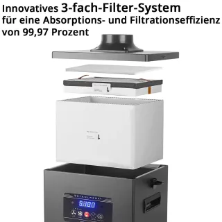 Система за отвеждане на дим STAHLWERK FE-150 ST/ 150W