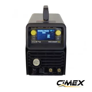 Комбиниран телоподаващ заваръчен апарат CIMEX MIG-200P/ 200A/ LED дисплей