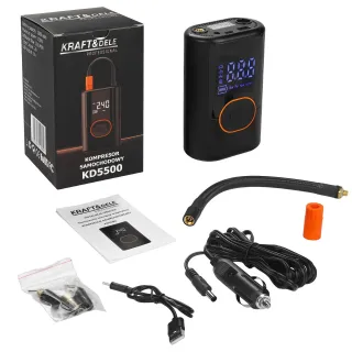Акумулаторен компресор KraftDele KD5500/ 5000mAh Акумулаторен компресор KraftDele KD5500/ 5000mAh