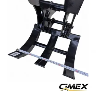 Механична щипка за мини багер CIMEX CHE12RS-MG/ 5 зъба