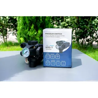 Комбиниран трипътен пресостат с манометър Gmax KRS-7/ 1