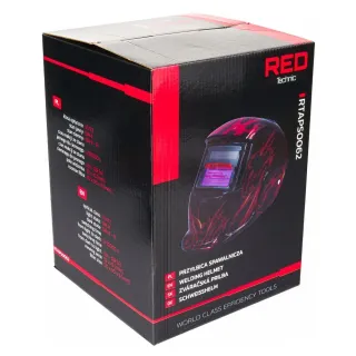 Професионална маска за заваряване с автоматично затъмняване RED TECHNIC RTAPS0062/ 92 x 42 мм Професионална маска за заваряване с автоматично затъмняване RED TECHNIC RTAPS0062/ 92 x 42 мм