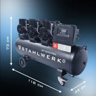 Компресор за въздух STAHLWERK ST-1010 Pro/ 4.35 kW/ 120 л Компресор за въздух STAHLWERK ST-1010 Pro/ 4.35 kW/ 120 л
