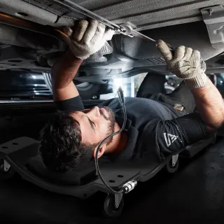 Автомонтьорска лежанка STAHLWERK RCL-40 ST/ 500 кг