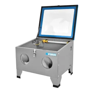 Стационарна пневматична пясъкоструйка Fervi 0580S/ 7.5 bar
