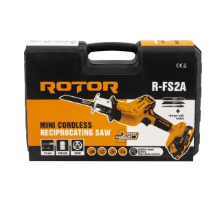 Акумулаторен саблен трион ROTOR R-FS2A/ 20V/2Ah