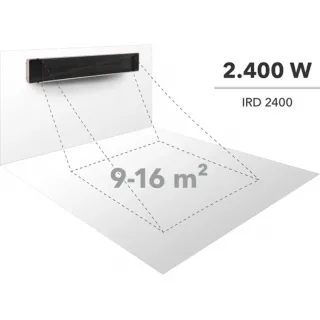 Инфрачервен отоплител TROTEC IRD 2400/ 2.4kW