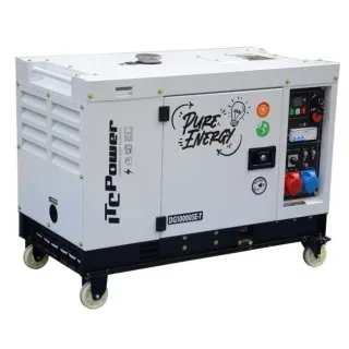 Дизелов генератор за ток обезшумен ITC Power DG 10000SE/Т/ 7.6 kW/ 10.6 kVА