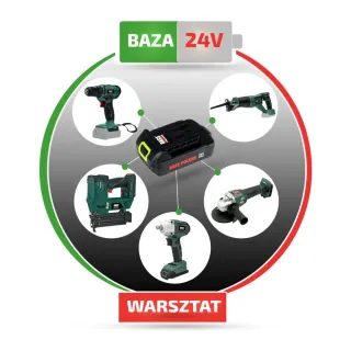 Акумулаторен гайковерт BASS POLSKA 5327/ 24V