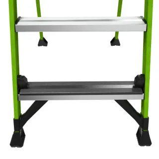 Професионална двураменна стълба Little Giant Fortress Platform 3 Step/ 170 кг