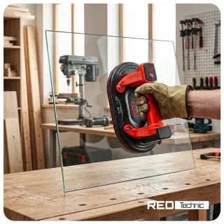 Акумулаторна вендуза RED TECHNIC RTPPS0170/ 260 кг/ 3,7V/ 1.5Ah