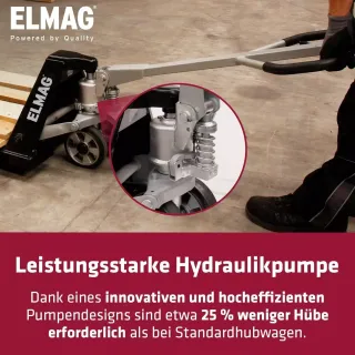 Палетна количка ELMAG HW 2500/ 2,5 т