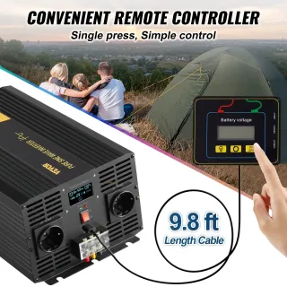 Инверторен преобразовател Vevor TP-3000W/ 3kW Инверторен преобразовател Vevor TP-3000W/ 3kW