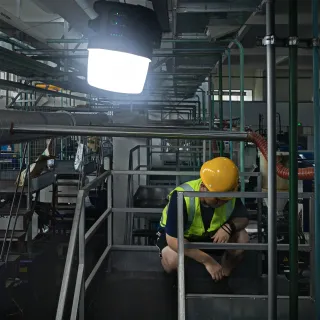Работна LED лампа AWTools AW17655BL/ 18V