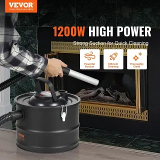 Прахосмукачка за пепел VEVOR K-622/1200 / 1.2kW