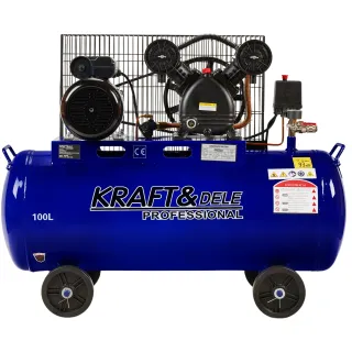Маслен компресор KraftDele KD4054/ 3kW/ 230V/ 100л Маслен компресор KraftDele KD4054/ 3kW/ 230V/ 100л