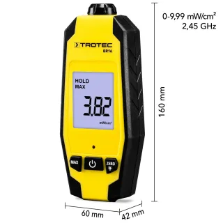 Уред за измерване на микровълни Trotec BR16/ 5 mW/cm² Уред за измерване на микровълни Trotec BR16/ 5 mW/cm²