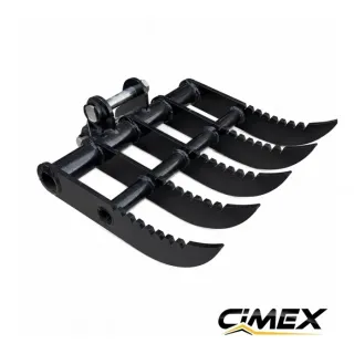 Гребло за мини багер CIMEX CHE12RS-R/ 400 мм