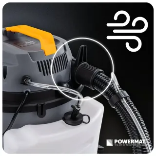 Мултифункционална перяща прахосмукачка Powermat PM-ODP-2000M-PRO/ 2kW/ 20л