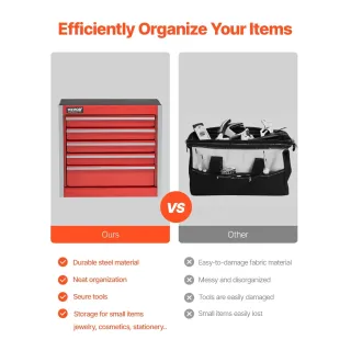 Кутия за инструменти с чекмеджета VEVOR TBHG-905RD Кутия за инструменти с чекмеджета VEVOR TBHG-905RD