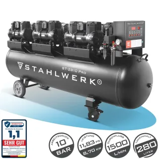 Компресор за въздух STAHLWERK ST-2810 Pro/ 8,7 kW/ 280л