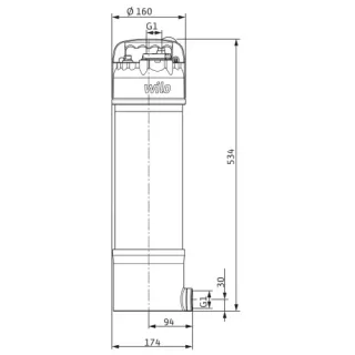 Потопяема помпа WILO Extract FIRST SE 303 EM/A/ 750W