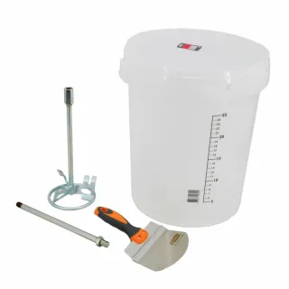 Комплект за смесване на шпакловъчен разтвор AWTools AW30329BL/ 3 части