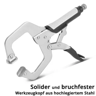 Комплект чирак клещи C-образни STAHLWERK 6781/ 4 части