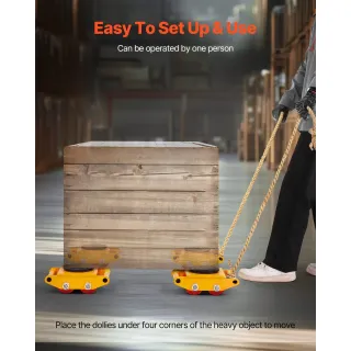 Комплект за пренасяне на тежки товари VEVOR GYZU-6T*4/ 4 бр./ 8 т
