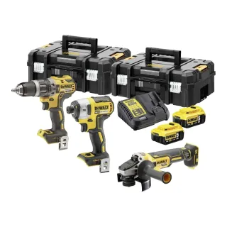 Комплект акумулаторни машини DeWALT DCK384P2T/ 18V/ 2x5Ah